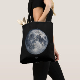 Bolsa Tote Uma pintura da lua no espaço