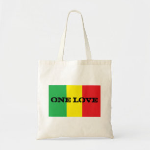 Bolsa Tote Uma sacola de Rasta do design do amor