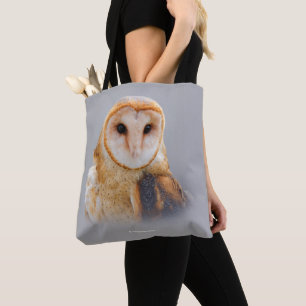 Bolsa Tote Uma Serena e Linda Coruja-Celeiro