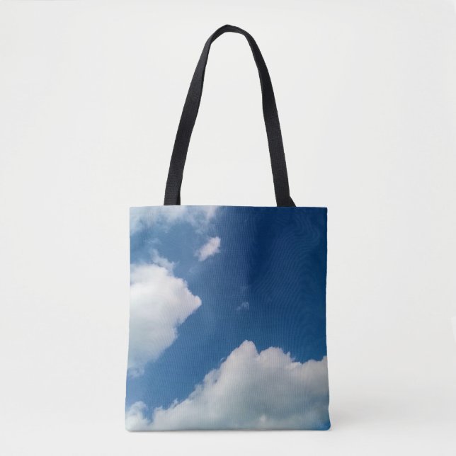 Bolsa Tote Uma suavidade nas nuvens (Frente)