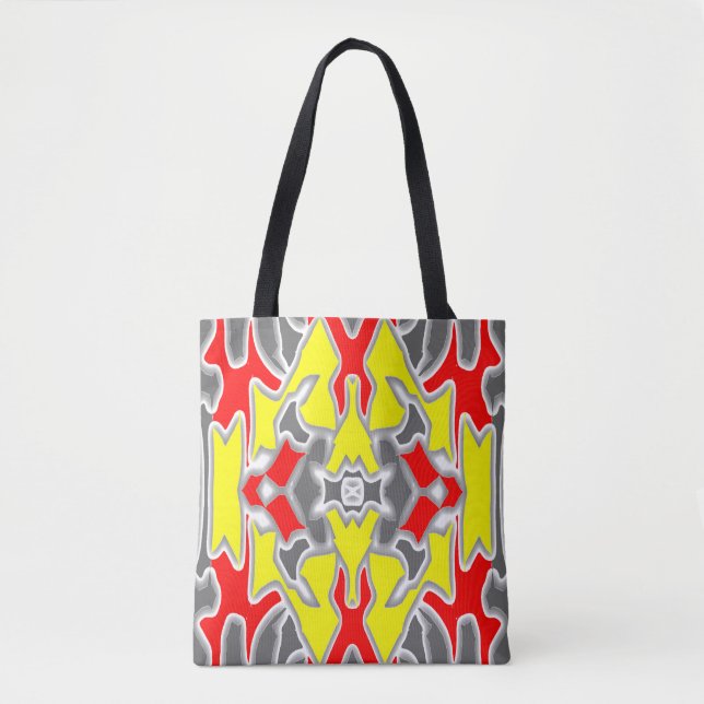 Bolsa Tote Uma tendência vibrante de design clássico de múlti (Frente)
