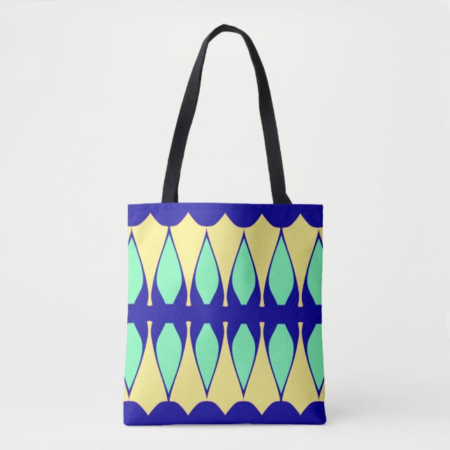 Bolsa Tote Uma tendência vibrante de design clássico de múlti (Frente)