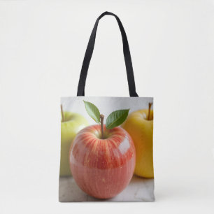 Bolsa Tote Uma Trío de Maçãs