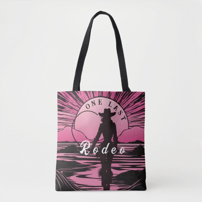 Bolsa Tote Uma Última Festa de Despedida de Solteira Rodeio (Frente)