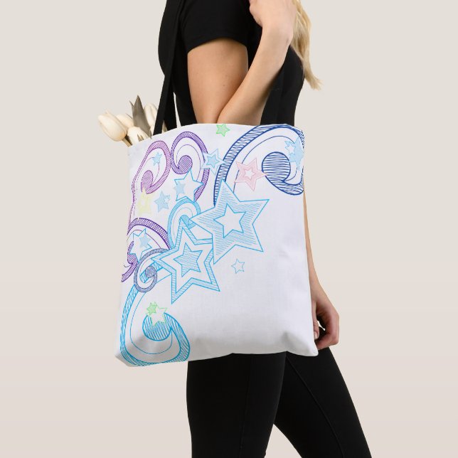 Bolsa Tote Uma vez em cima de uma estrela de tiro (Close Up)