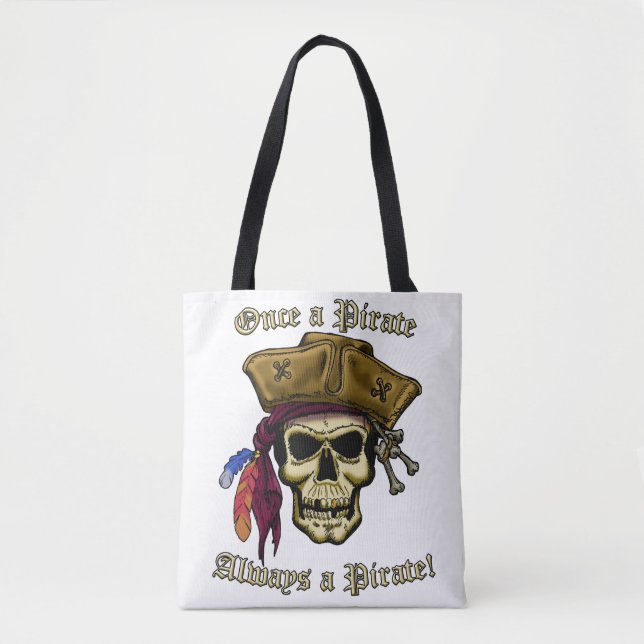Bolsa Tote Uma vez um pirata (Frente)