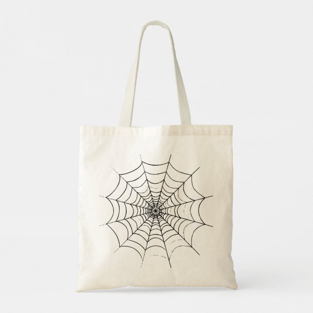 Bolsa Tote Uma Web de aranha simples (Verso)