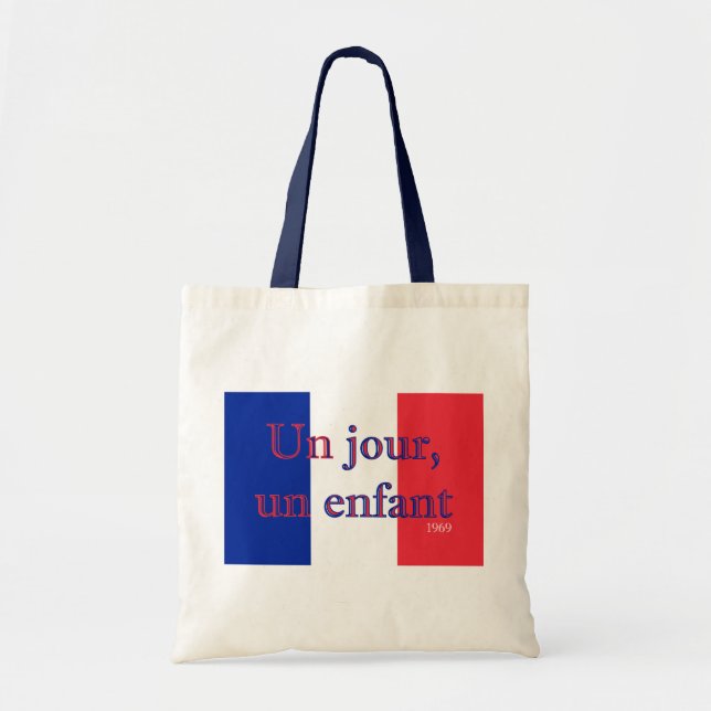 Bolsa Tote Un jour, un enfant (Frente)