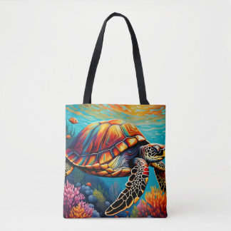 Bolsa Tote Une belle tortue