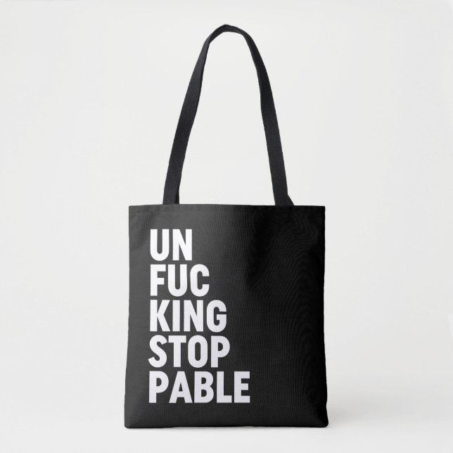 Bolsa Tote Unfu*kingstopable (Frente)