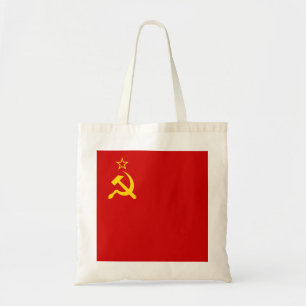 Bolsa Tote União Soviética URSS Bandeira Comunista Fingente e
