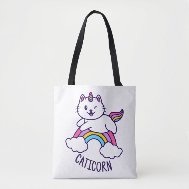 Bolsa Tote Unicorn Cat (Frente)