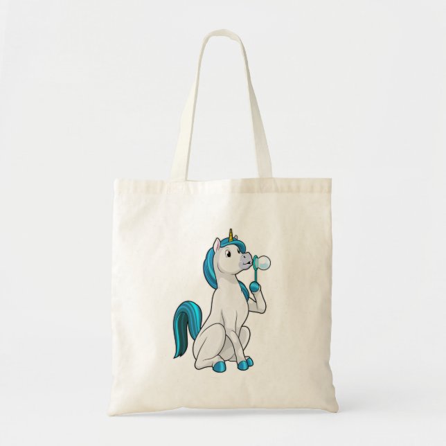 Bolsa Tote Unicorn com bolhas Soap (Frente)