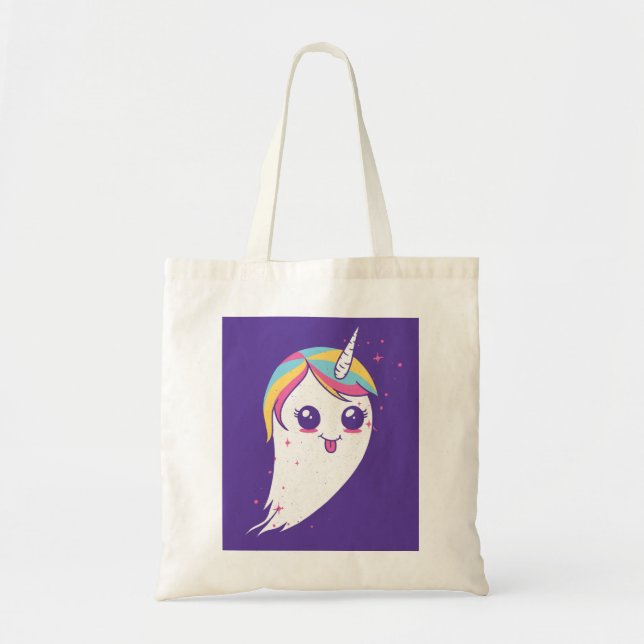 Bolsa Tote Unicorn Ghost (Frente)