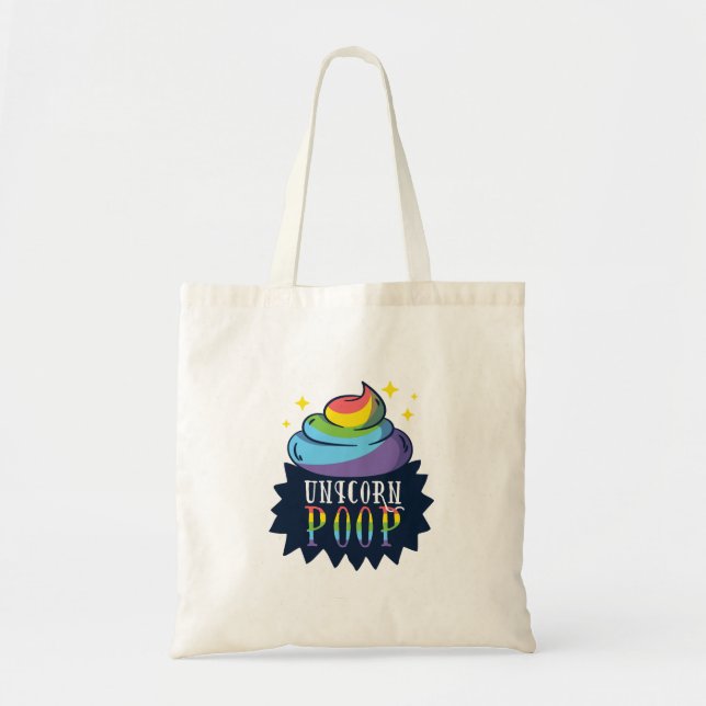 Bolsa Tote Unicorn Poop (Frente)