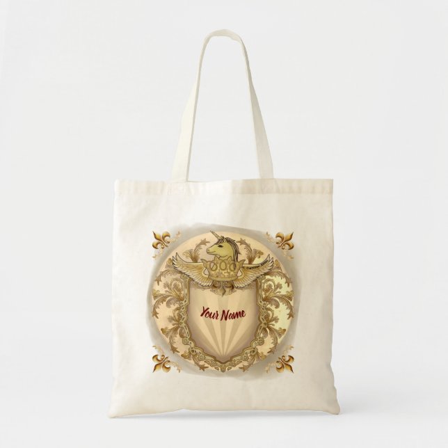 Bolsa Tote Unicorn Shield (Frente)