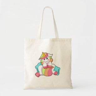 Bolsa Tote Unicorn Shy com Travesseiro