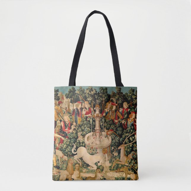 Bolsa Tote Unicorn Tapestries Encontrou Legenda Mítica (Frente)