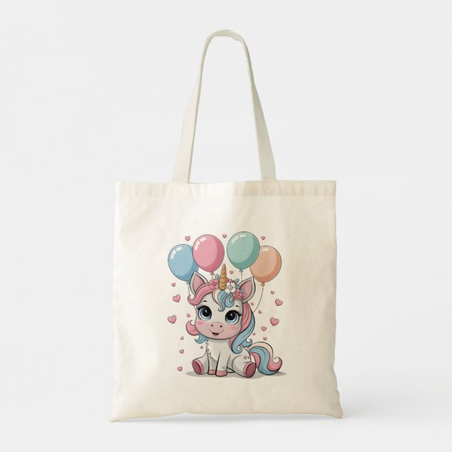 Bolsa Tote unicórnio (Verso)