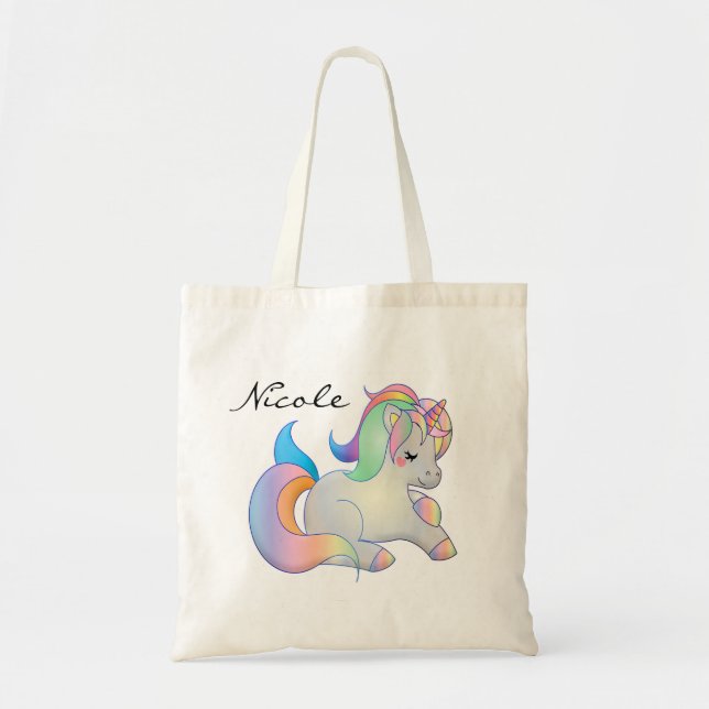 Bolsa Tote Unicórnio (Frente)