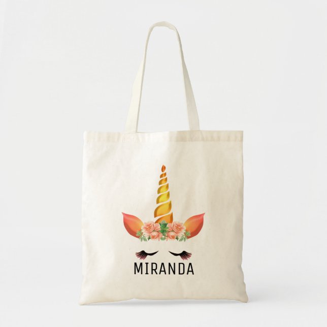 Bolsa Tote Unicórnio Adormecido (Frente)