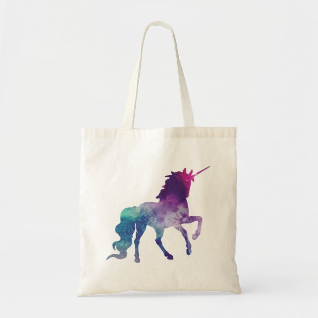 Bolsa Tote unicórnio de dança Magical Sparkly (Frente)