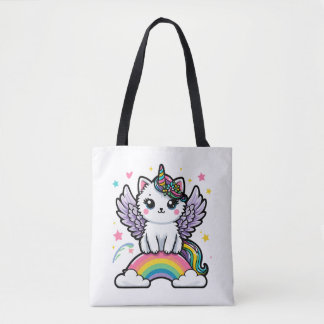 Bolsa Tote Unicórnio Encantado com Twinkle Cósmica