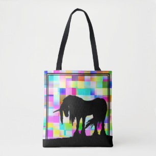Bolsa Tote Unicórnio Místico (colorido)