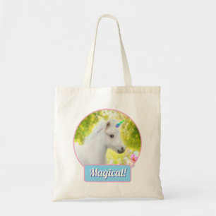 Bolsa Tote Unicórnio Pônei Branco
