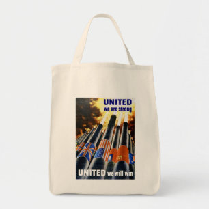 Bolsa Tote Unidos Somos Fortes