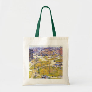 Bolsa Tote Union Square na Primavera por Frederick Childe Has
