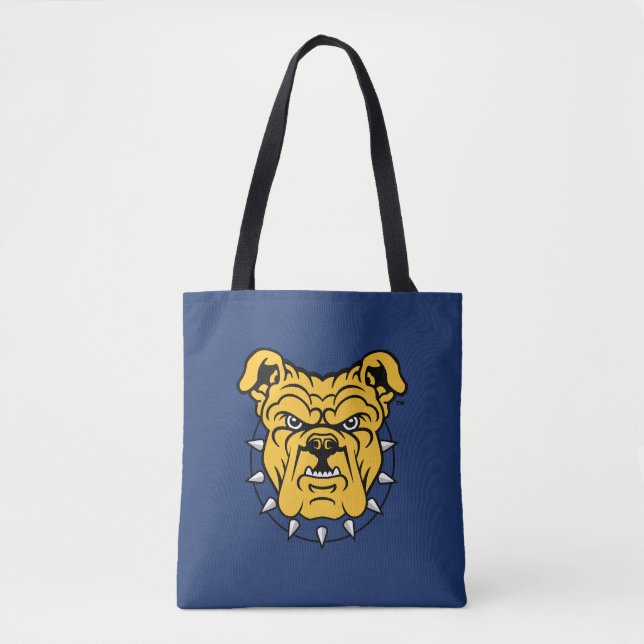 Bolsa Tote Universidade Estadual da NCA&T | Rosto de Buldogue (Frente)
