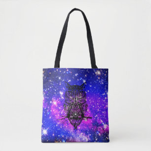Bolsa Tote Universo celta das corujas