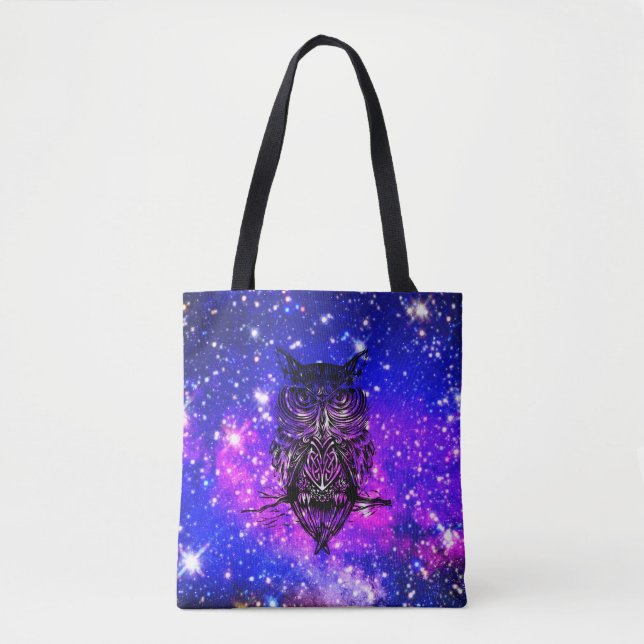 Bolsa Tote Universo celta das corujas (Frente)