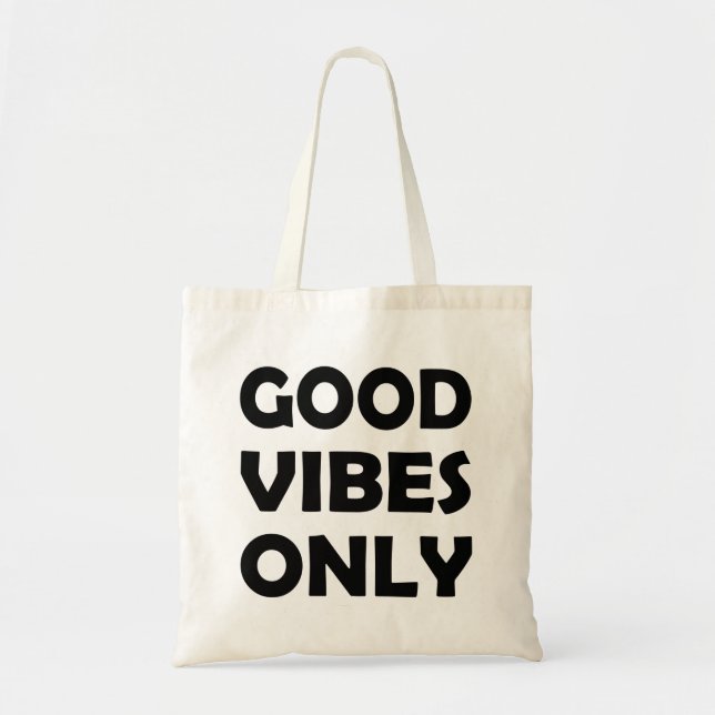 Bolsa Tote Uplift e Vibe | Energia positiva (Frente)