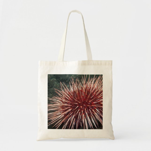Bolsa Tote Urchin gigante do mar Vermelho - Saco (Frente)