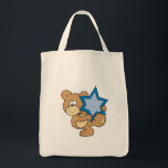 Bolsa Tote ursinho de pelúcia bonitinho segurando estrela de<br><div class="desc">Um urso tão fofo expressando emoção e ação. Fornecido por Designs de Dooni. presente de excelente para colecionadores de ursos de pelúcia,  crianças. ou qualquer um que ame ursos e precise de um sorriso. Muitos produtos são personalizáveis!</div>
