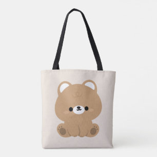 Bolsa Tote Urso Castanho Bonito