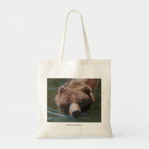 Bolsa Tote Urso Cinzento