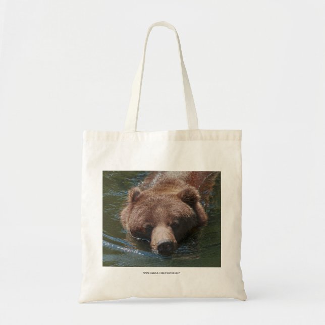Bolsa Tote Urso Cinzento (Frente)
