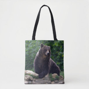 Bolsa Tote Urso de Brown