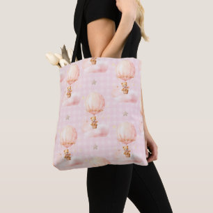 BOLSA TOTE URSO DE CORTE NO BALÃO DE AR QUENTE