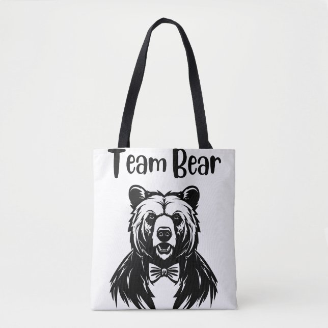 Bolsa Tote Urso de Equipe (Frente)
