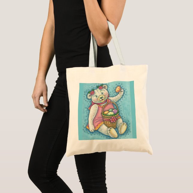 BOLSA TOTE URSO DE OVOS LESTE, SACO DE PRIMAVERA TOTE (Frente (produto))
