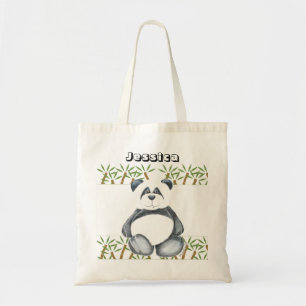 Bolsa Tote Urso de panda bonito