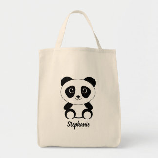 Bolsa Tote Urso de Panda Personalizado