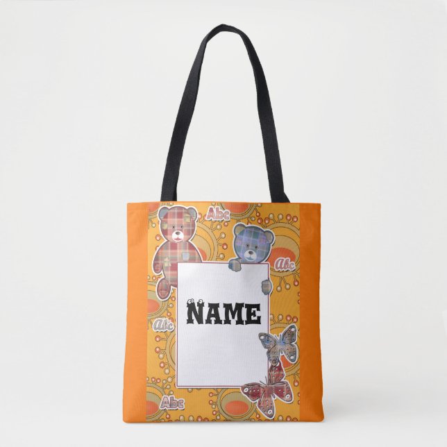 Bolsa Tote Urso de pelúcia, bebê (Frente)
