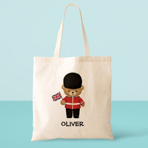 Bolsa Tote Urso de pelúcia fofo da Guarda Real