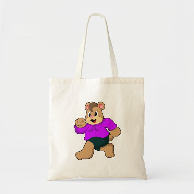 Bolsa Tote Urso em Corrente (Frente)