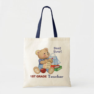 Bolsa Tote Urso Escolar - Professora do Primeiro Grau